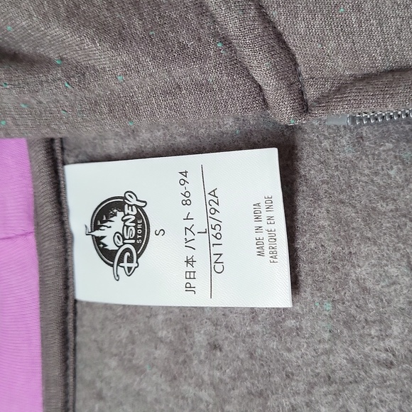 NWT! The Little Mermaid Grey Fleece Zippered Hoodie! Size small! - Picture 5 of 15